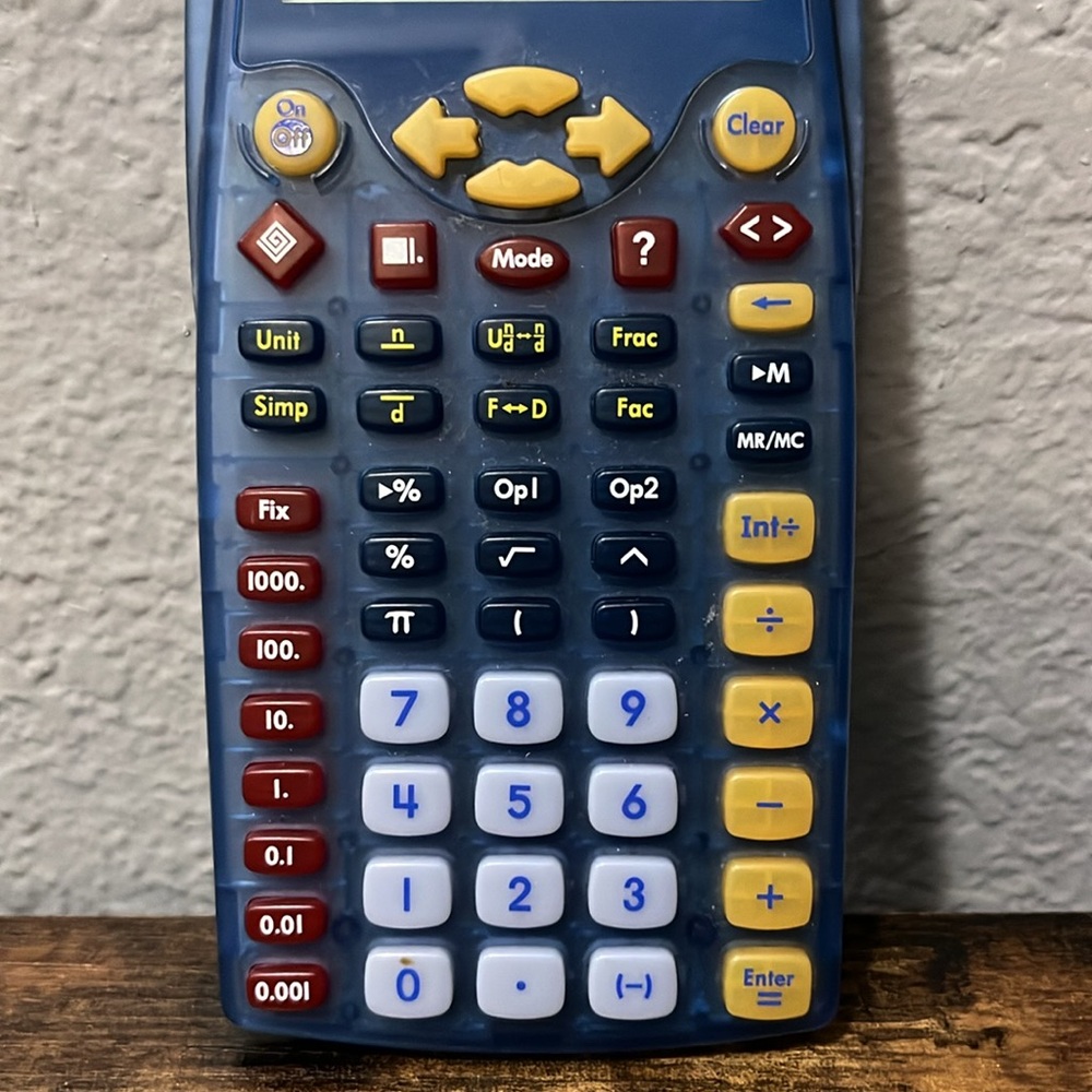 Texas Instruments TI-15 Calculator Blue - Picture 4 of 8